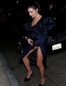 Olivia Culpo Upskirt at Olivetta in West Hollywood