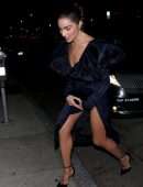 Olivia Culpo Upskirt at Olivetta in West Hollywood