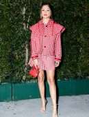 Olivia Holt Leggy at Miss Dior Millefiori Garden Pop-Up in West Hollywood