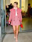 Olivia Holt Leggy at Miss Dior Millefiori Garden Pop-Up in West Hollywood