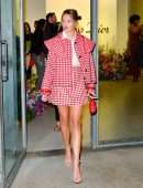 Olivia Holt Leggy at Miss Dior Millefiori Garden Pop-Up in West Hollywood