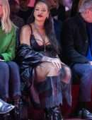 Rihanna at Dior Womenswear Fall/Winter 22/23 Show at Paris Fashion Week