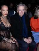Rihanna at Dior Womenswear Fall/Winter 22/23 Show at Paris Fashion Week