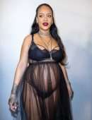 Rihanna at Dior Womenswear Fall/Winter 22/23 Show at Paris Fashion Week