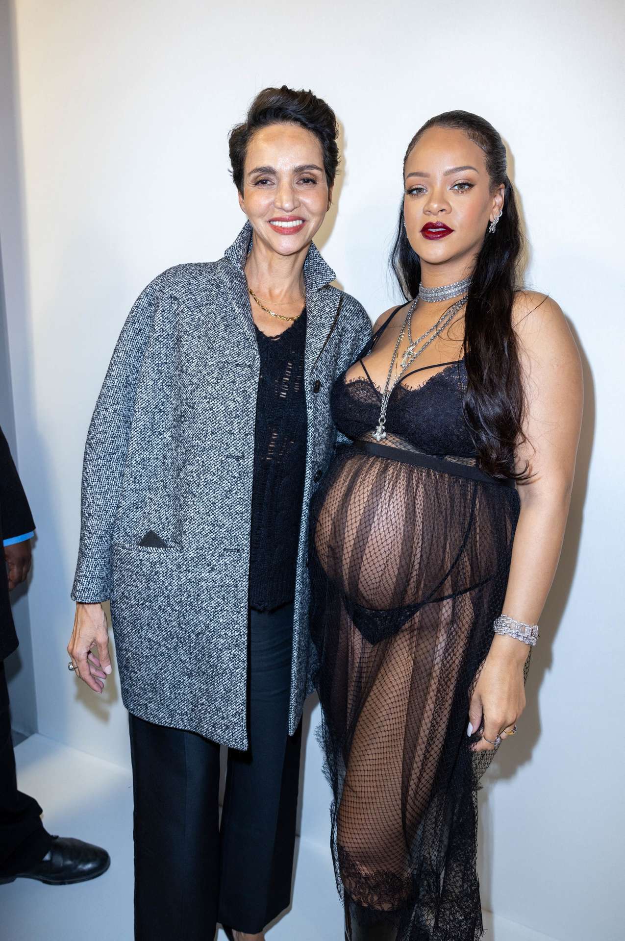 Rihanna at Dior Womenswear Fall/Winter 22/23 Show at Paris Fashion Week