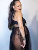 Rihanna at Dior Womenswear Fall/Winter 22/23 Show at Paris Fashion Week