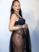Rihanna at Dior Womenswear Fall/Winter 22/23 Show at Paris Fashion Week