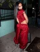 Tinashe Cleavage at Gigi’s in Los Angeles
