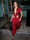 Tinashe Cleavage at Gigi’s in Los Angeles