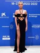 Valentina Zenere Upskirt at the Premiere of 'Canallas' at the 25th Malaga Film Festival