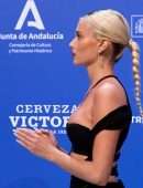 Valentina Zenere Upskirt at the Premiere of 'Canallas' at the 25th Malaga Film Festival