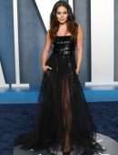Vanessa Hudgens Booty in See-Through Dress at 2022 Vanity Fair Oscar Party in Beverly Hills