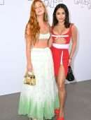 Vanessa Hudgens Leggy and Underboobs at Giambattista Valli Fashion Show in Paris