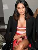 Vanessa Hudgens Leggy and Underboobs at Giambattista Valli Fashion Show in Paris