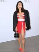 Vanessa Hudgens Leggy and Underboobs at Giambattista Valli Fashion Show in Paris