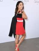 Vanessa Hudgens Leggy and Underboobs at Giambattista Valli Fashion Show in Paris