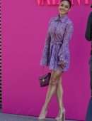 Vanessa Hudgens Leggy at Valentino Fashion Show in Paris