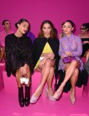 Vanessa Hudgens Leggy at Valentino Fashion Show in Paris