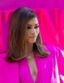 Zendaya Coleman Cleavage at Valentino Womenswear Fall/Winter 2022/2023 Fashion Show in Paris