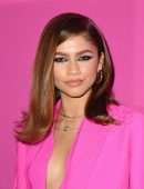 Zendaya Coleman Cleavage at Valentino Womenswear Fall/Winter 2022/2023 Fashion Show in Paris