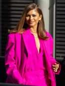 Zendaya Coleman Cleavage at Valentino Womenswear Fall/Winter 2022/2023 Fashion Show in Paris