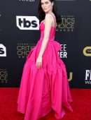 Zoey Deutch at 27th Annual Critics Choice Awards in Los Angeles