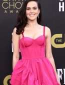 Zoey Deutch at 27th Annual Critics Choice Awards in Los Angeles