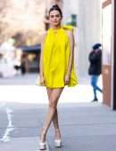 Zoey Deutch Leggy, Going to The Today Show in NYC