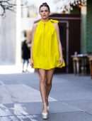 Zoey Deutch Leggy, Going to The Today Show in NYC