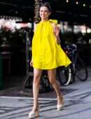 Zoey Deutch Leggy, Going to The Today Show in NYC