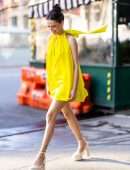 Zoey Deutch Leggy, Going to The Today Show in NYC