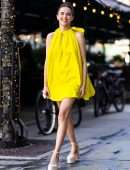 Zoey Deutch Leggy, Going to The Today Show in NYC