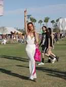 Alessandra Ambrosio at the Coachella Valley Music And Arts Festival in Indio