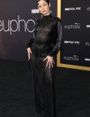 Alexa Demie Pokies at HBO Max Euphoria FYC in Los Angeles