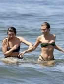 AnnaLynne McCord in a Tiny Thong Bikini on a Beach in Santa Monica
