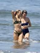 AnnaLynne McCord in a Tiny Thong Bikini on a Beach in Santa Monica