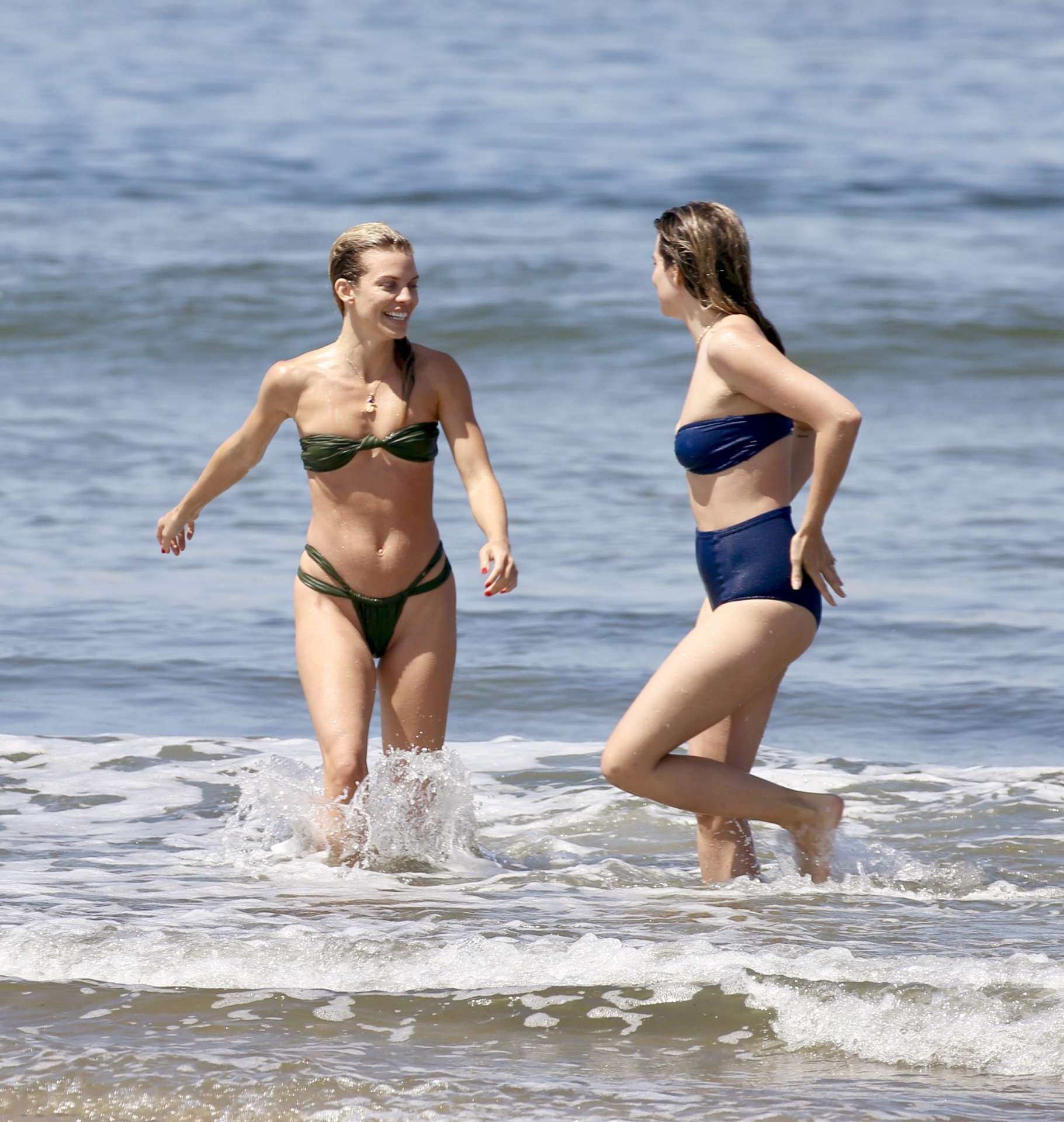 AnnaLynne McCord in a Tiny Thong Bikini on a Beach in Santa Monica
