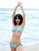 Bai Ling Booty in Bikini on Sunny Isles Beach, Florida