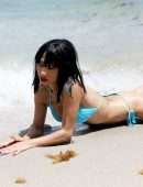 Bai Ling Booty in Bikini on Sunny Isles Beach, Florida