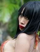 Bai Ling Booty in Bikini at a Pool for a Photoshoot in Fort Lauderdale