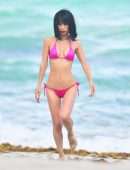 Bai Ling Booty in a Bikini at Miami Beach