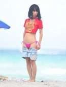 Bai Ling Booty in a Bikini at Miami Beach
