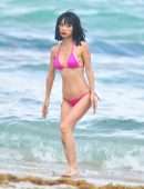 Bai Ling Booty in a Bikini at Miami Beach