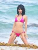 Bai Ling Booty in a Bikini at Miami Beach