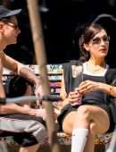 Bella Hadid Booty in a Tiny Shorts Out in West Village in New York