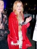Bella Thorne in a Skimpy Bra at at the Neon Festival Coachella 2022 Music Festival