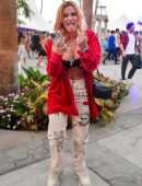 Bella Thorne in a Skimpy Bra at at the Neon Festival Coachella 2022 Music Festival