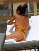 Chantel Jeffries Booty in a Tiny Bikini on a Beach in Miami