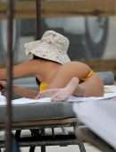 Chantel Jeffries Booty in a Tiny Bikini on a Beach in Miami