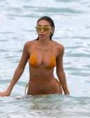 Chantel Jeffries Booty in a Tiny Bikini on a Beach in Miami